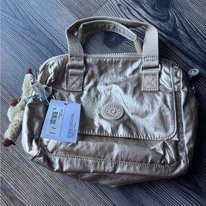 Kipling Metallic Gold Handbag